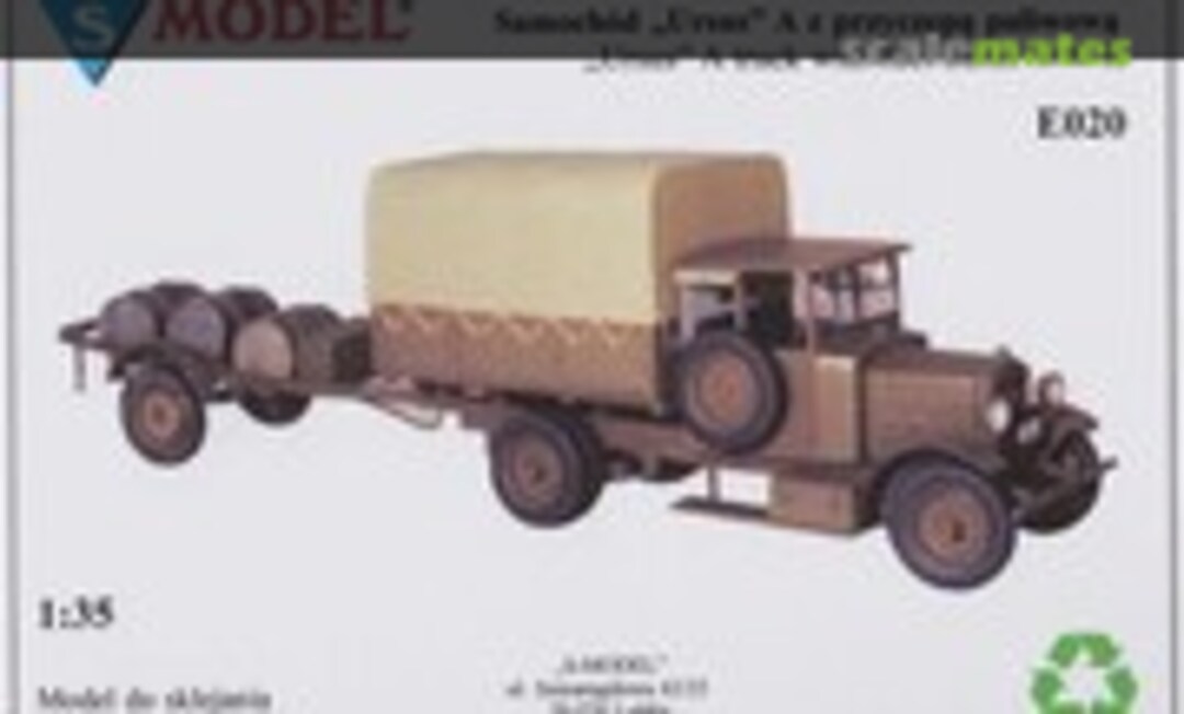 1:35 Ursus A truck with fule trailer WW II (S-Model (Poland) E020)