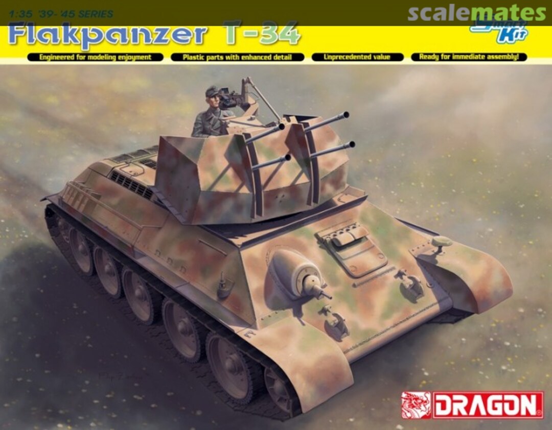 Boxart Flakpanzer T-34 6599 Dragon