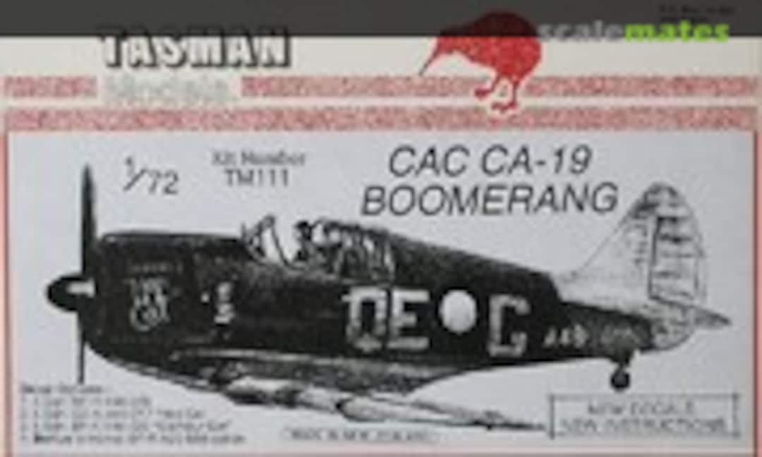 1:72 CAC CA-19 Boomerang (Tasman Model Products TM111)