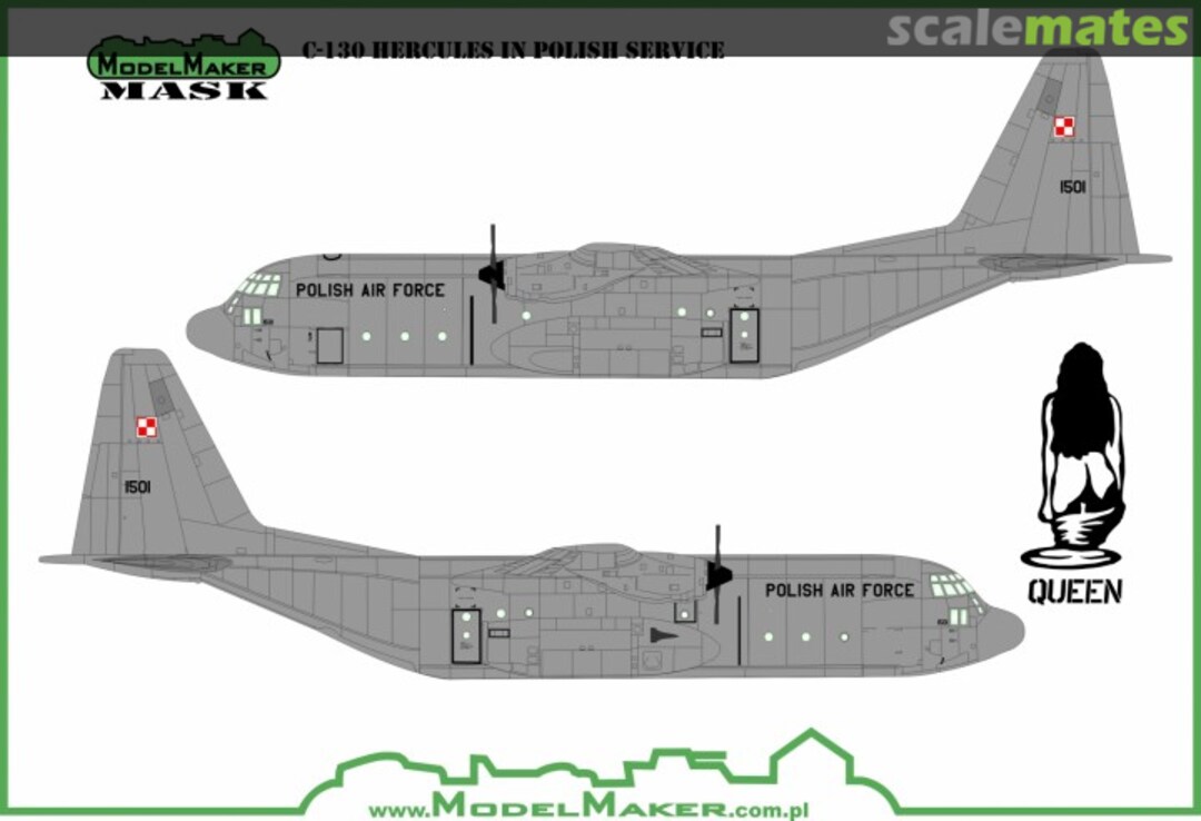 Boxart C-130 Hercules in Polish service MD48010 ModelMaker