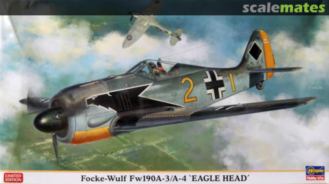 Boxart Focke-Wulf Fw190A-3/A-4 'Eagle Head' 09942 Hasegawa