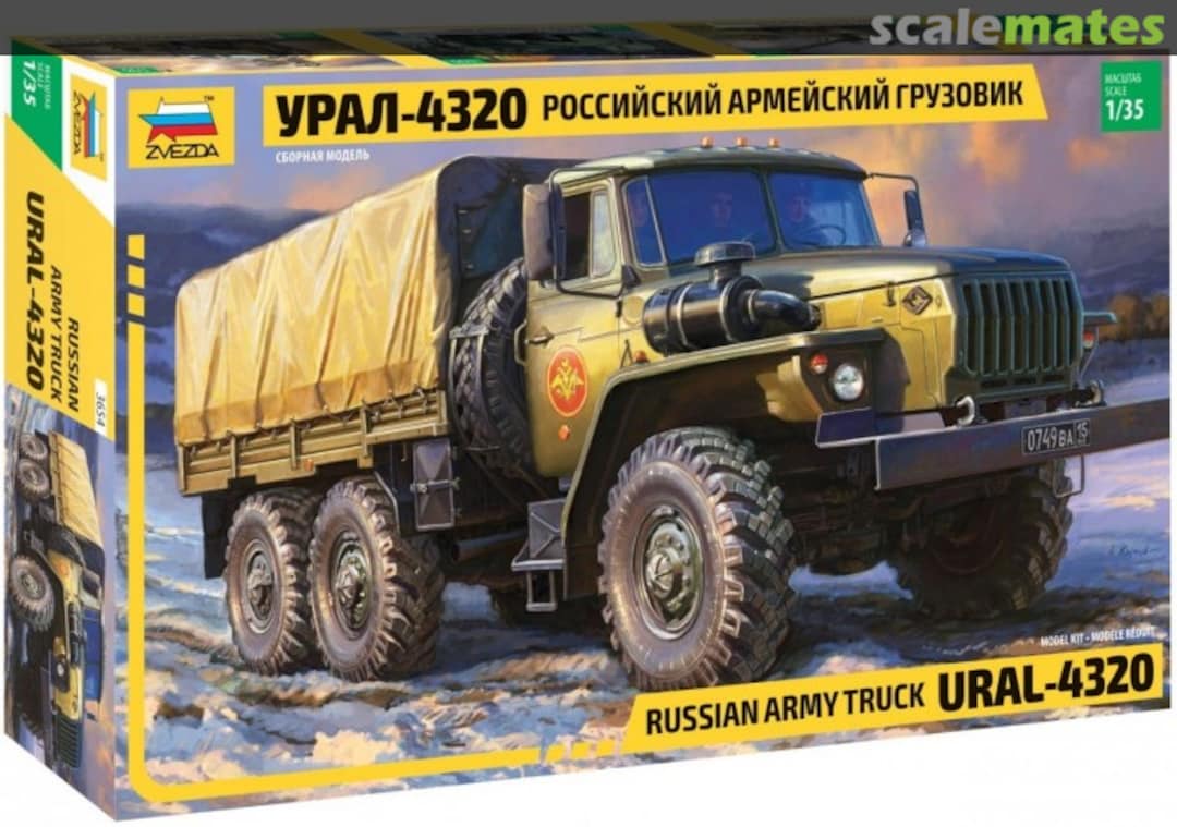 Boxart Ural 4320 3654 Zvezda