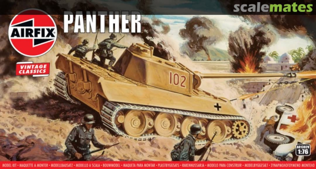 Boxart Panther Tank A01302V Airfix