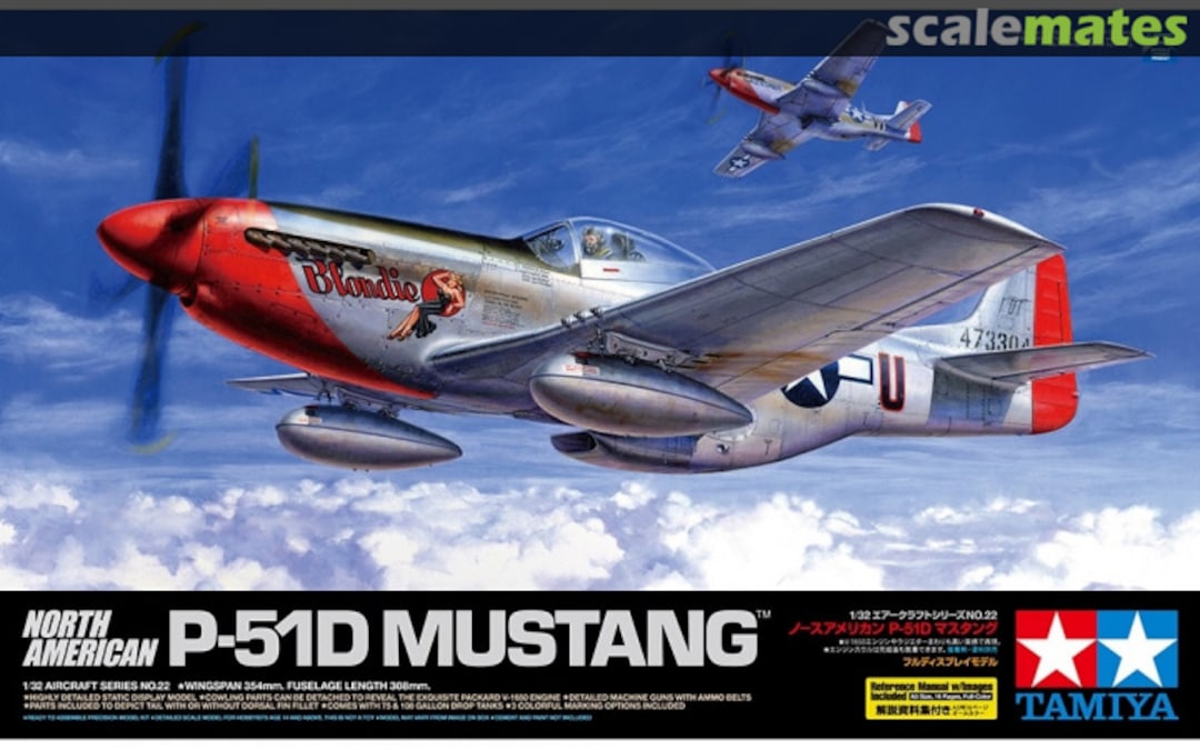 Boxart P-51D Mustang 60322 Tamiya