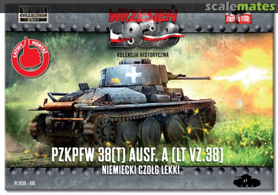 Boxart Pz.Kpfw. 38(t) Ausf. A PL1939-081 First to Fight