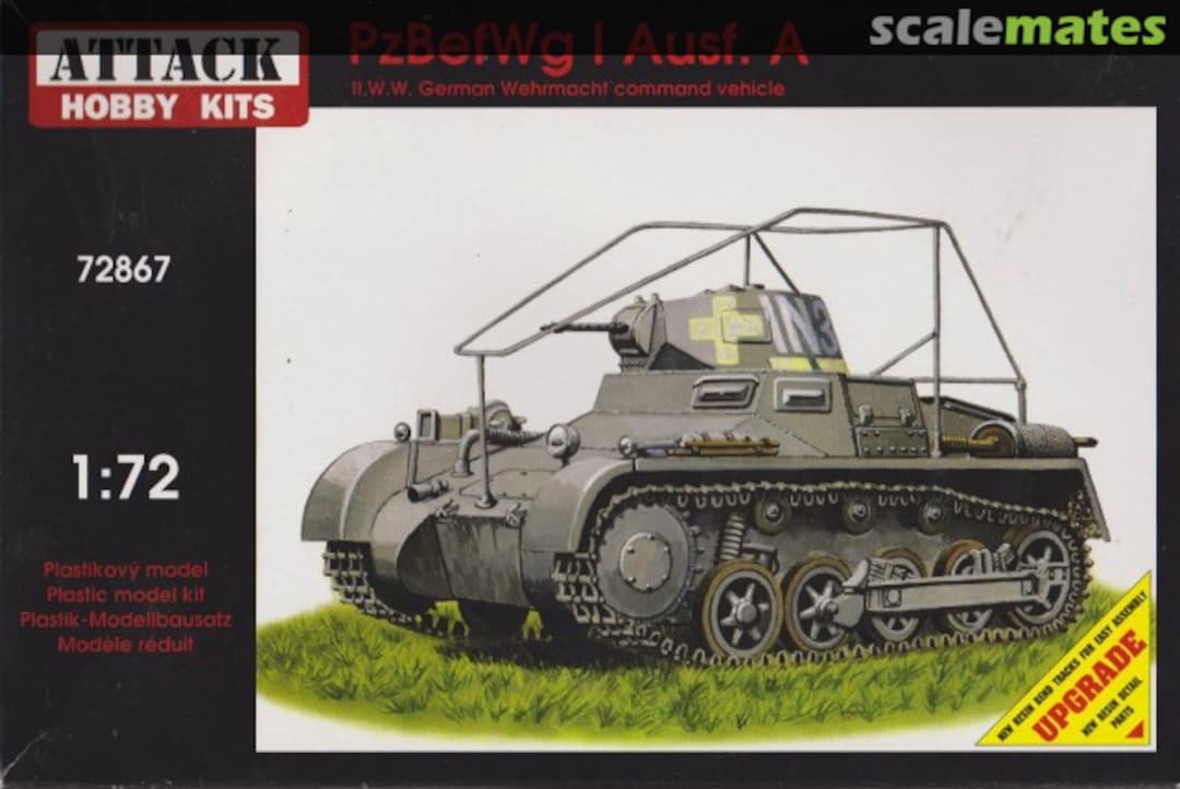 Boxart PzBefWg I Ausf. A 72867 Attack Hobby Kits