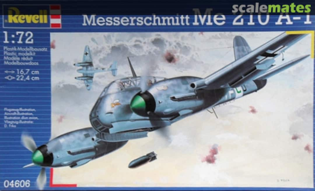 Boxart Messerschmitt Me 210 A-1 04606 Revell