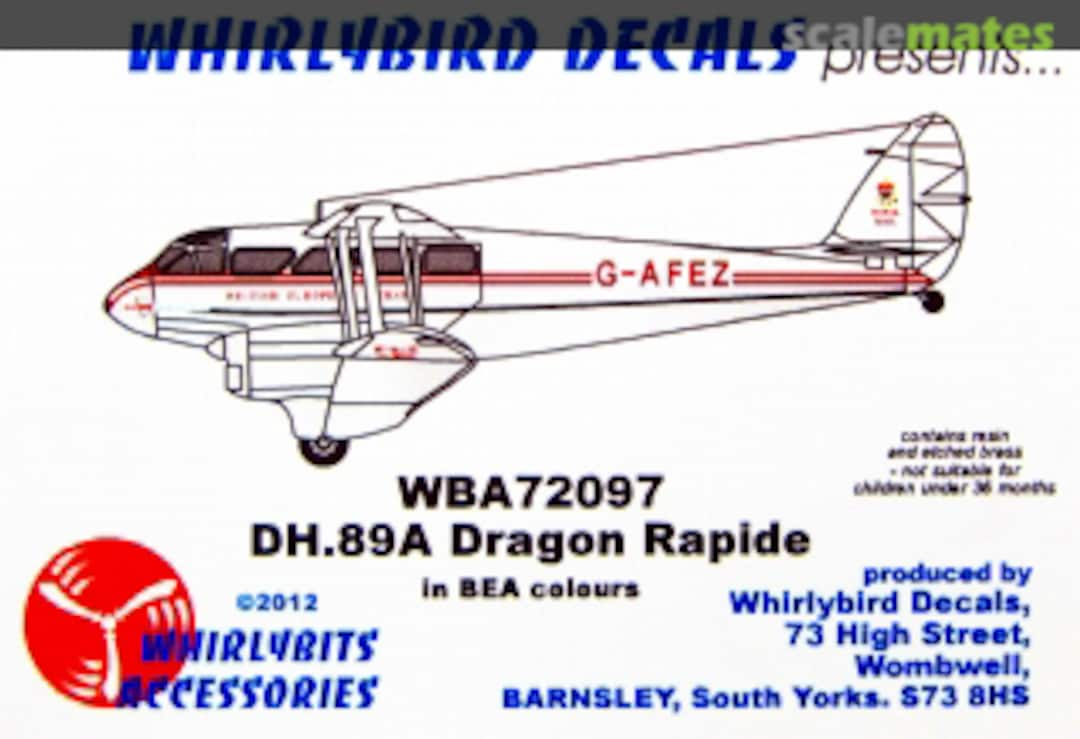 Boxart DH.89A Dragon Rapide WBA72097 Whirlybird