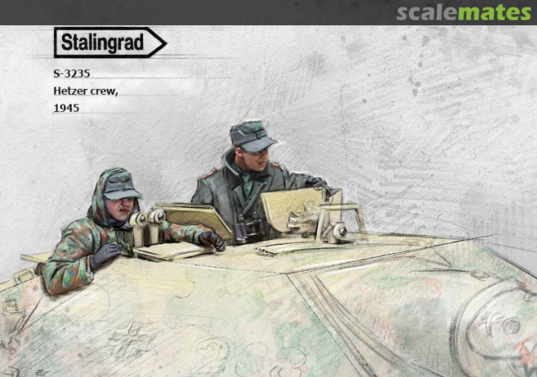 Boxart Hetzer crew, 1945 S-3235 Stalingrad