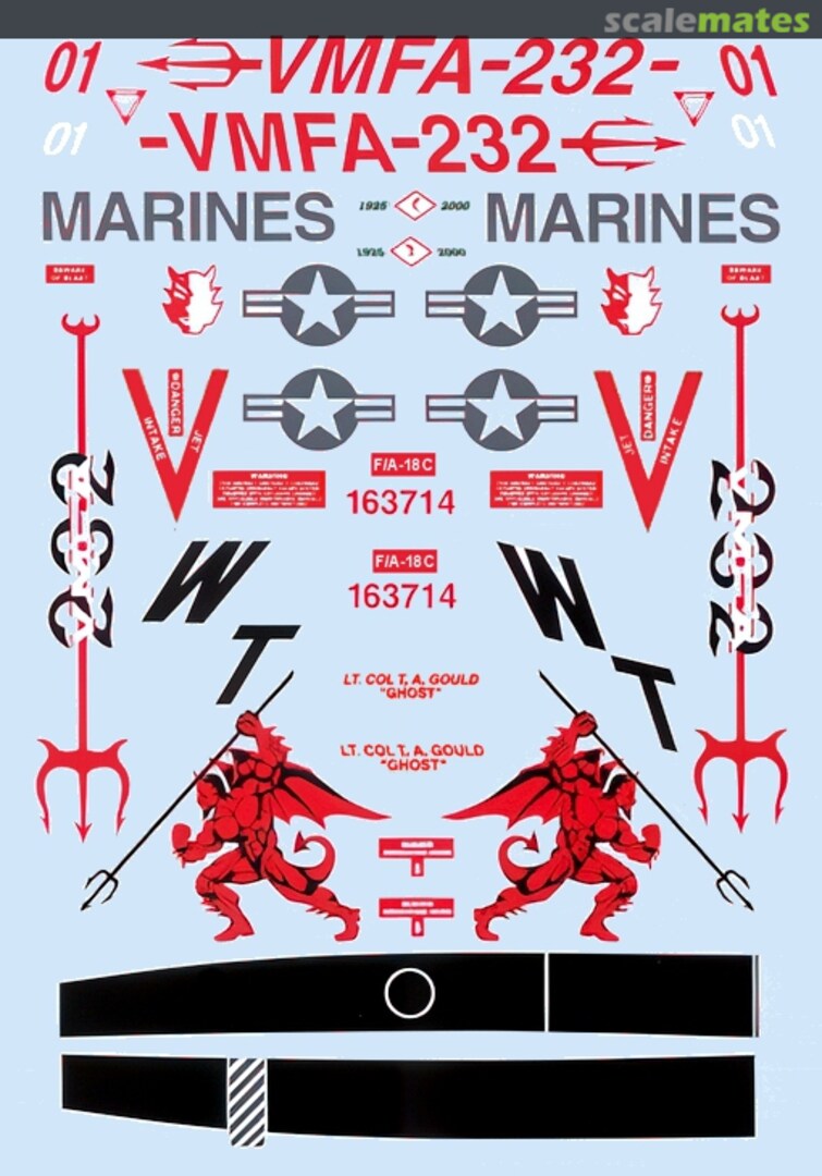 Boxart USMC F/A-18C Hornet 32-0227 Microscale