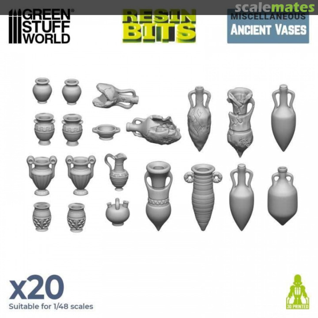 Boxart Ancient Vases x20 12359 Green Stuff World