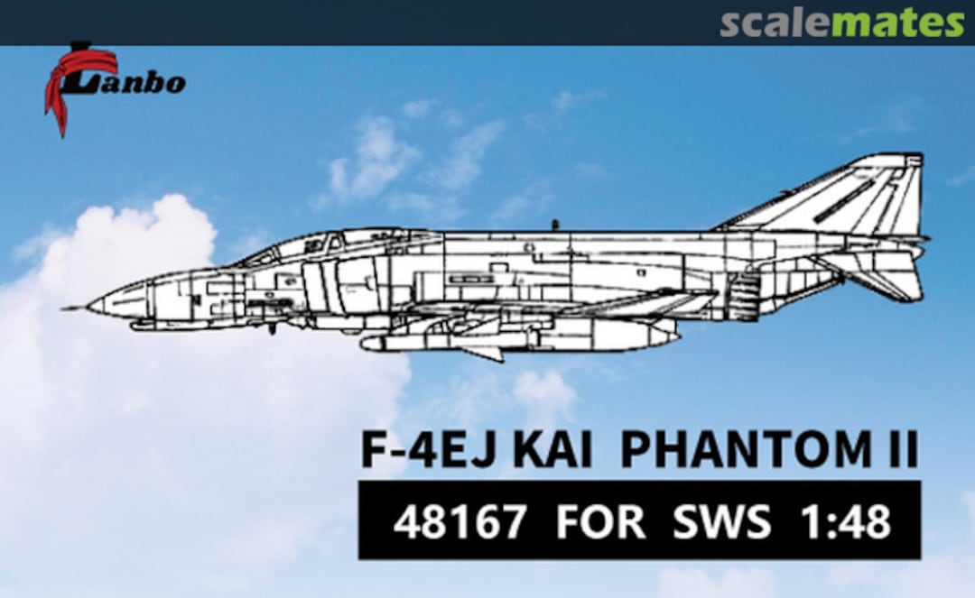 Boxart F-4EJ KAI interior 3D decals 48167 Lanbo Models