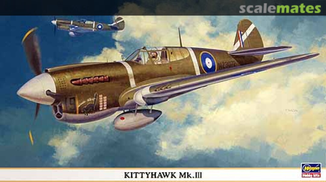 Boxart Kittyhawk Mk.III 09715 Hasegawa