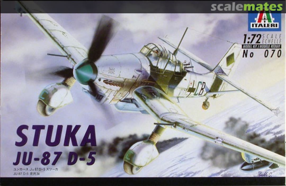 Boxart Stuka Ju-87 D-5 070 Italeri