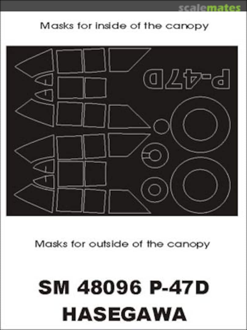 Boxart Republic P-47D Thunderbolt SM48096 Montex