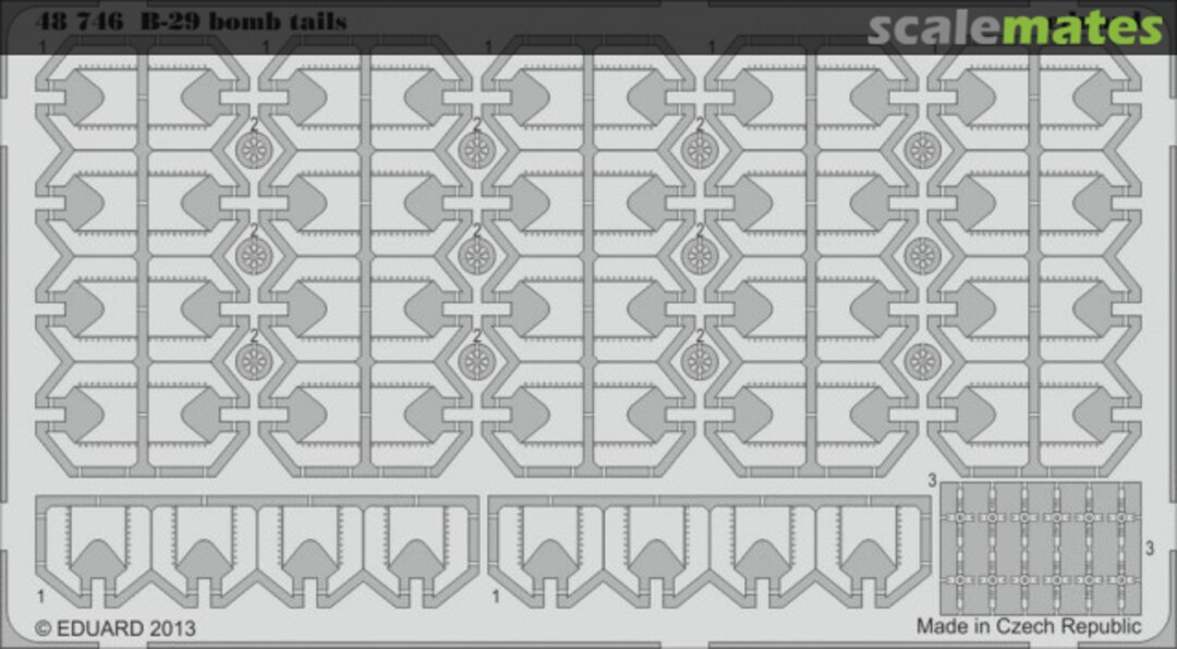 Boxart B-29 bomb tails 48746 Eduard