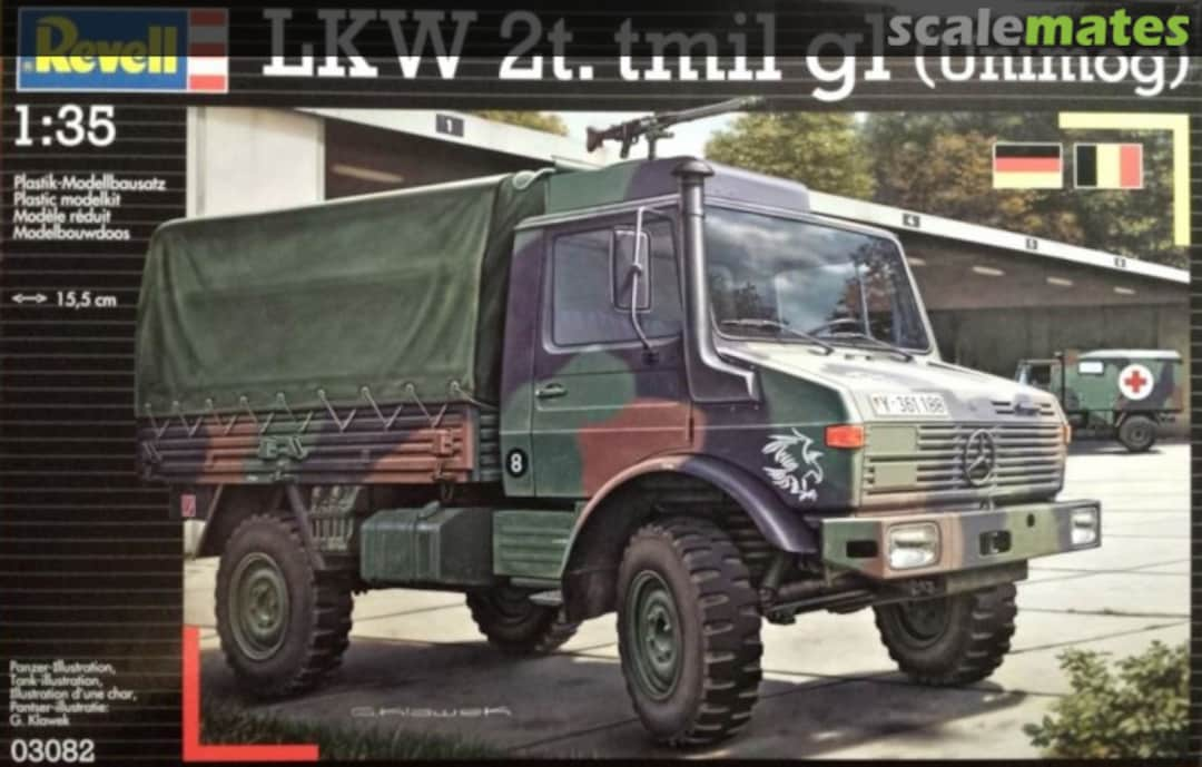 Boxart LKW 2t. tmil gl (Unimog) 03082 Revell