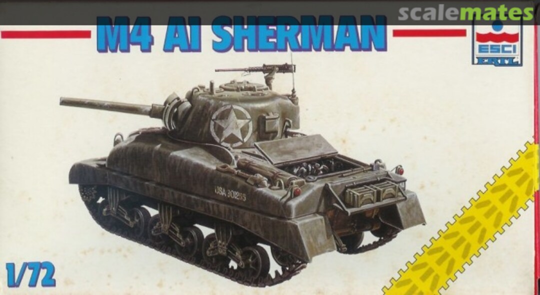 Boxart M4 A1 Sherman 8308 ESCI/ERTL