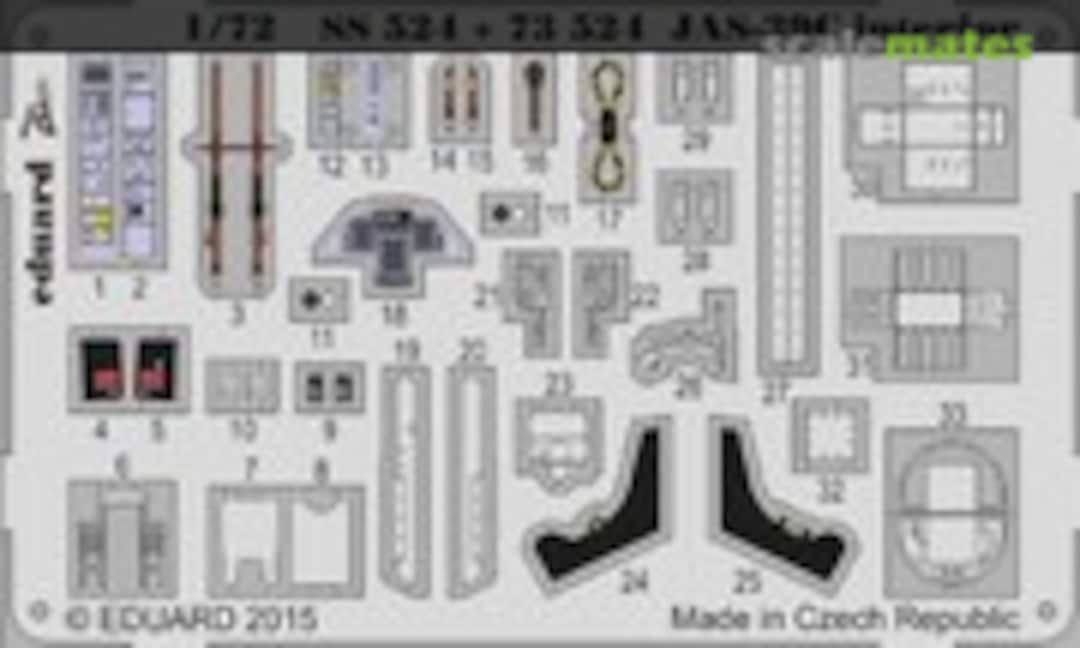 1:72 JAS-39C interior S. A. - Revell - (Eduard SS524)