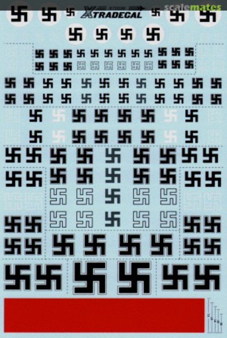 Boxart German WWII Luftwaffe Swastikas X72036 Xtradecal