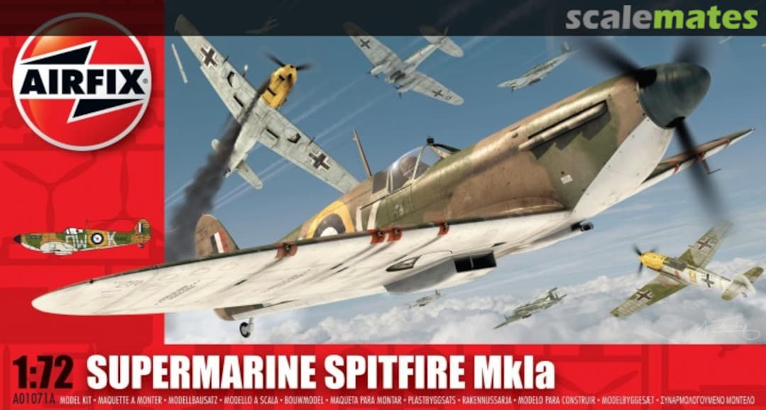 Boxart Supermarine Spitfire Mk.Ia A01071A Airfix