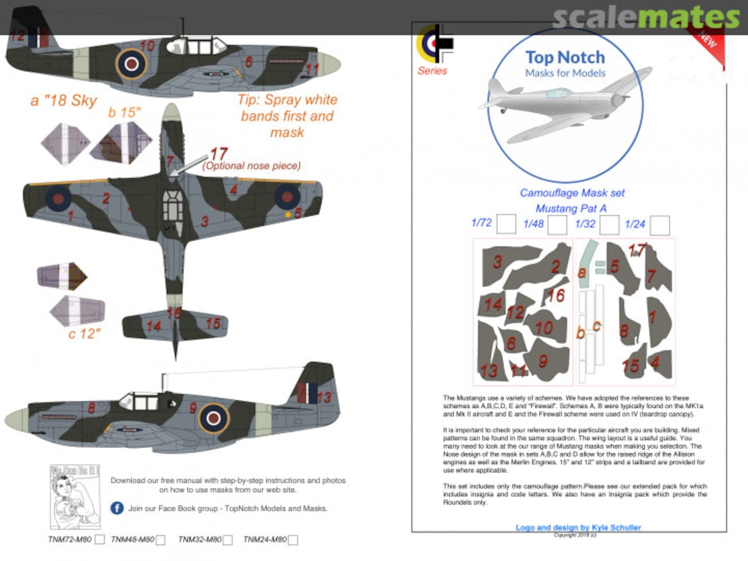 Boxart Mustang Pattern A Camo TMN32-M80 TopNotch