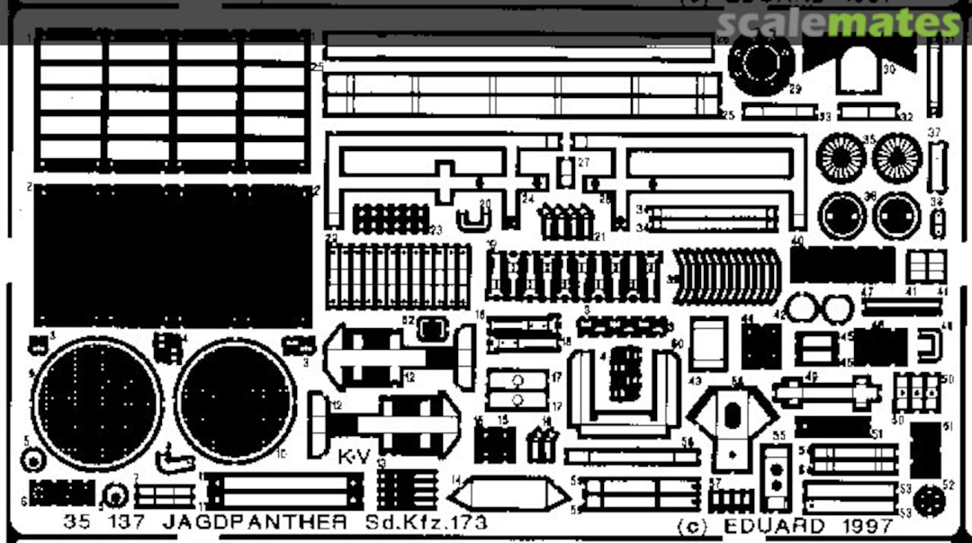 Boxart Jagdpanther Sd.Kfz.173 35137 Eduard