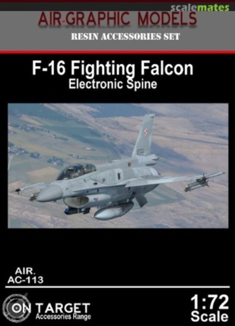 Boxart F-16 Fighting Falcon Electronic Spine AIR.AC-113 Air-Graphic Models