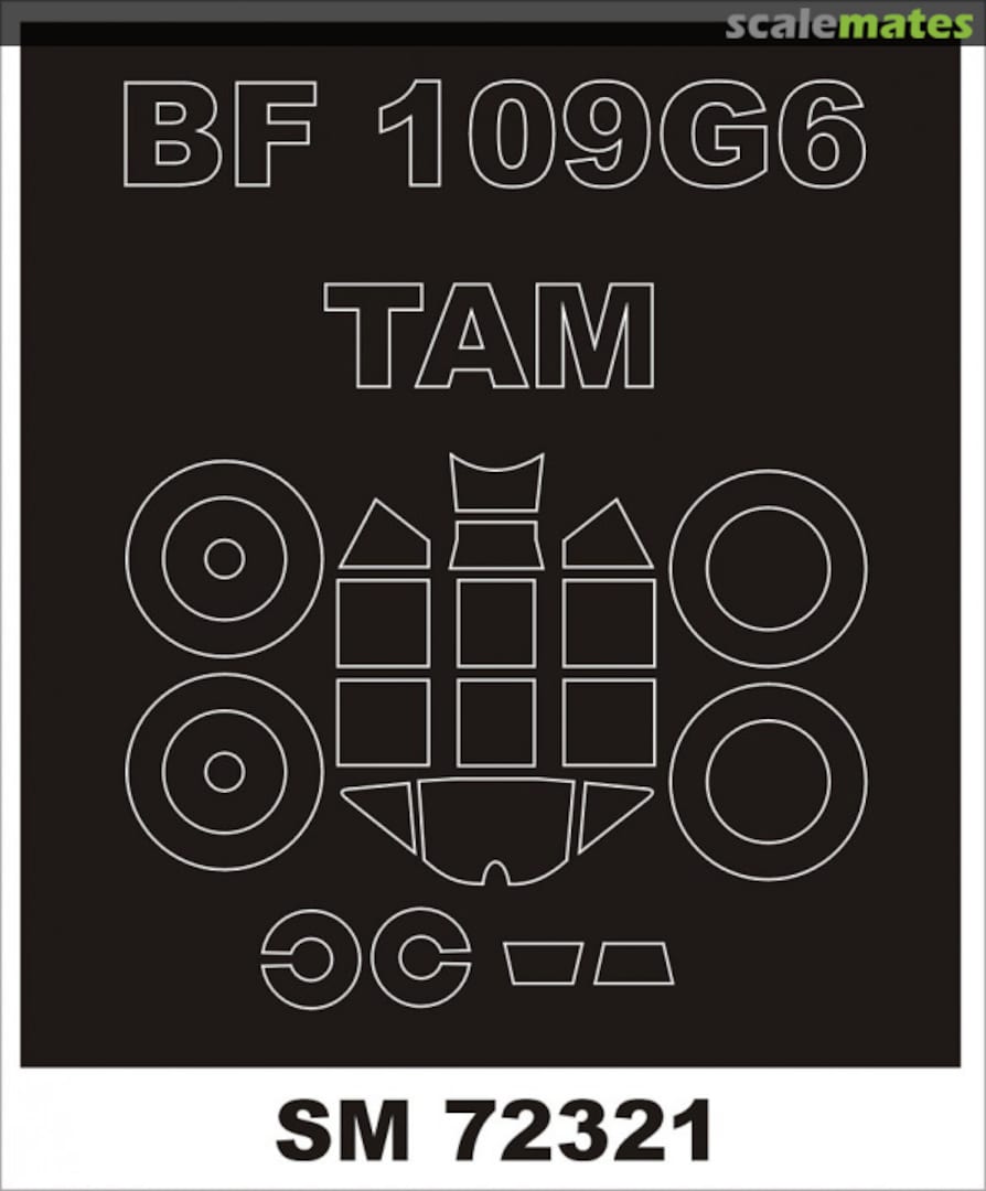 Boxart Bf 109G-6 SM72321 Montex