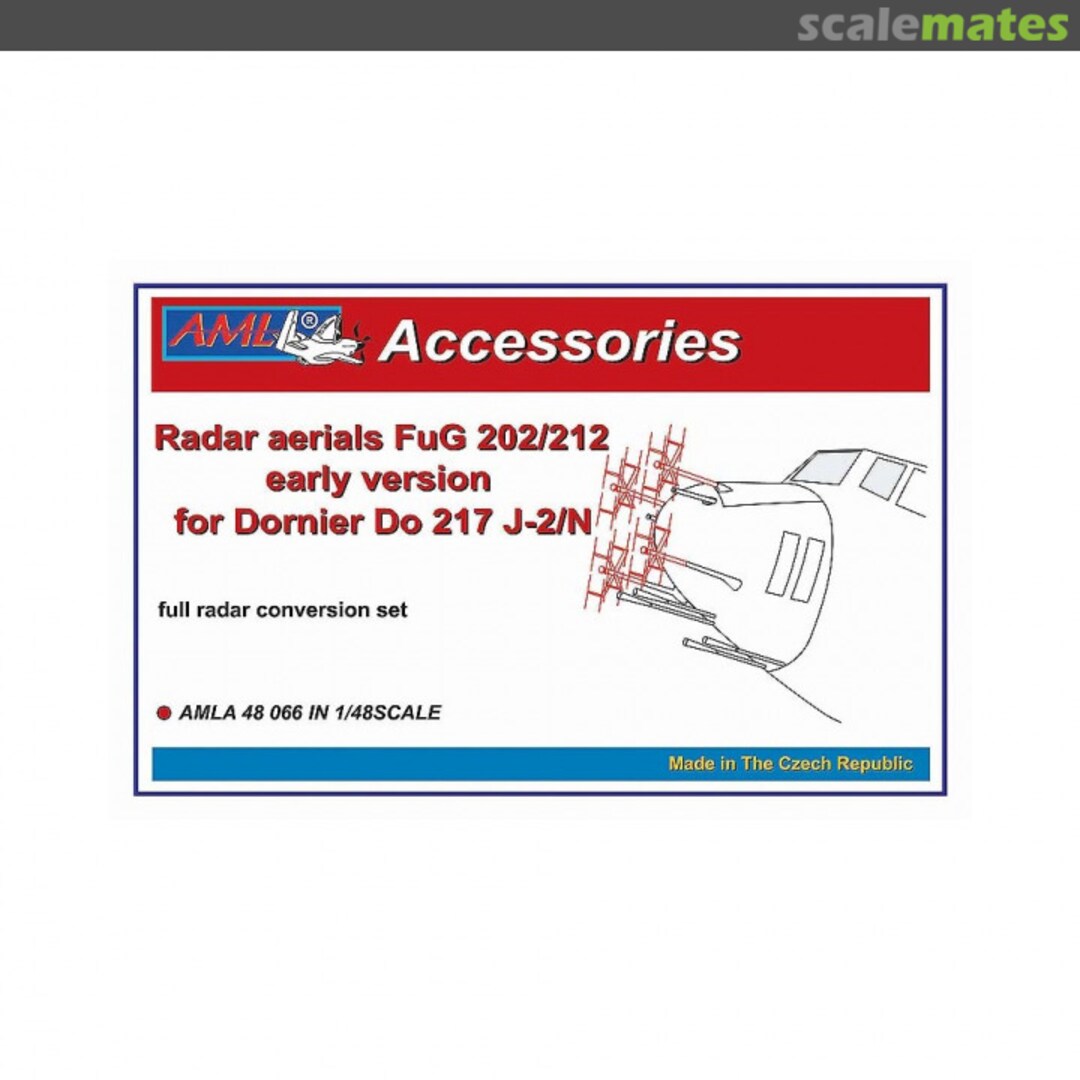 Boxart Radar Aerials FuG 202/212 Early Version AMLA 48 066 AML