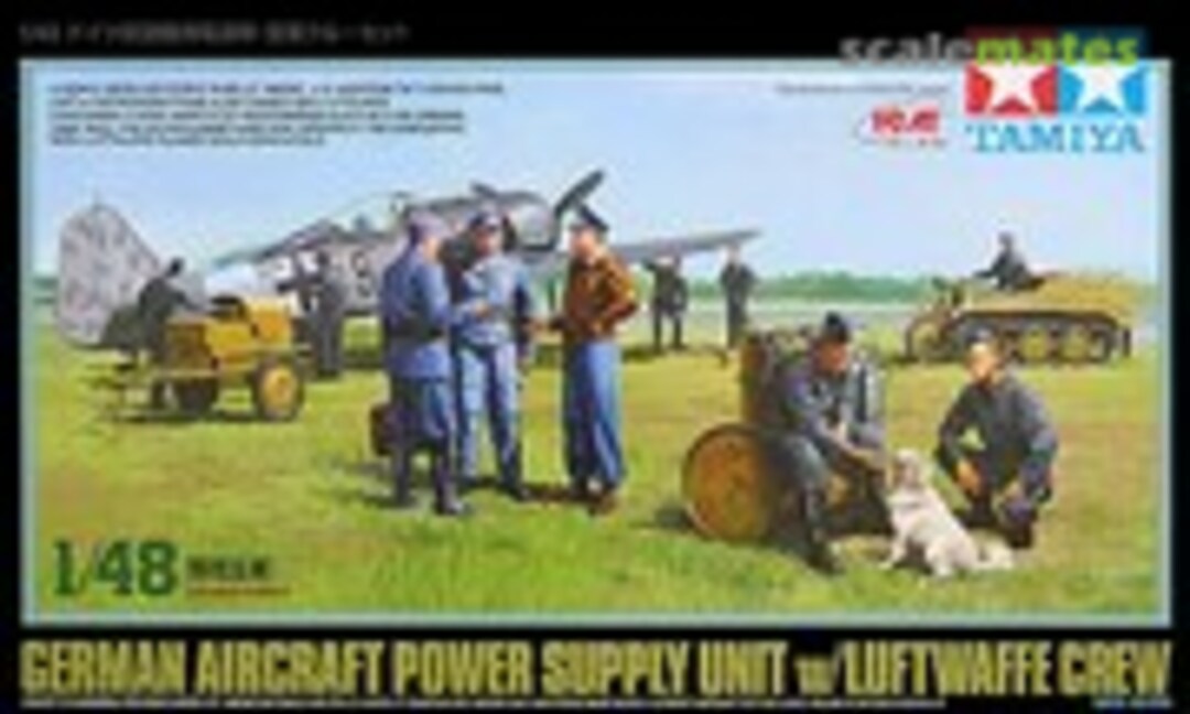 1:48 German Aircraft Power Supply Unit w/ Luftwaffe Crew (Tamiya 89768)