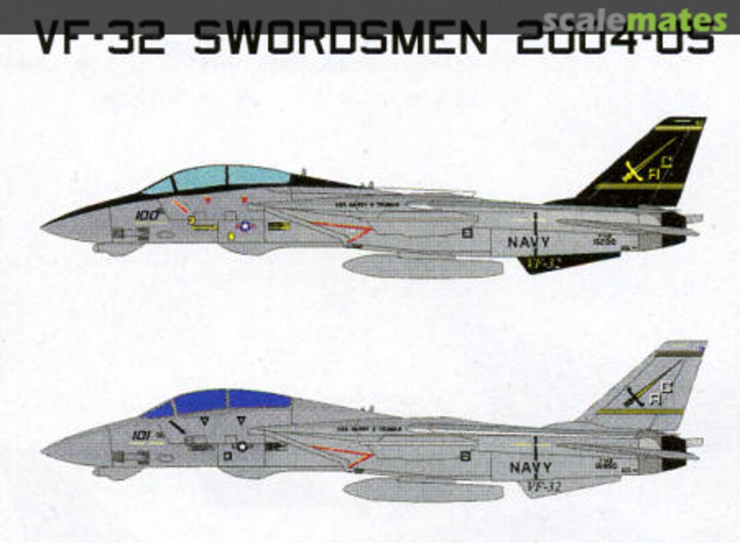 Boxart F-14A Tomcat 144-108 Starfighter Decals