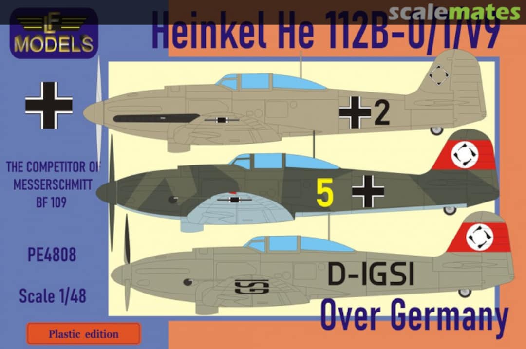 Boxart Heinkel He 112B-0/1/V9 PE4808 LF Models