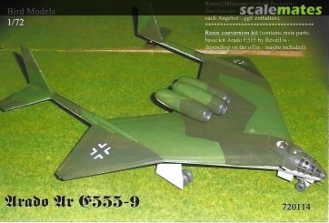 Boxart Arado Ar E555-9 720114 Bird Models