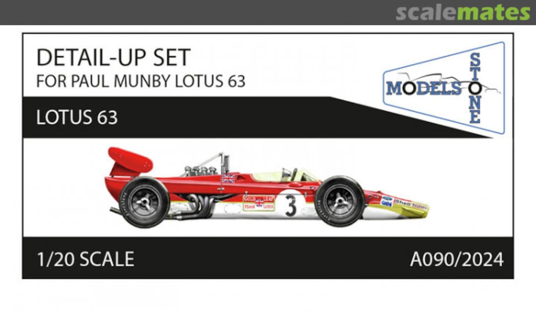 Boxart Lotus 63 (1969) Detail-up Set A090/2024 Stone Models