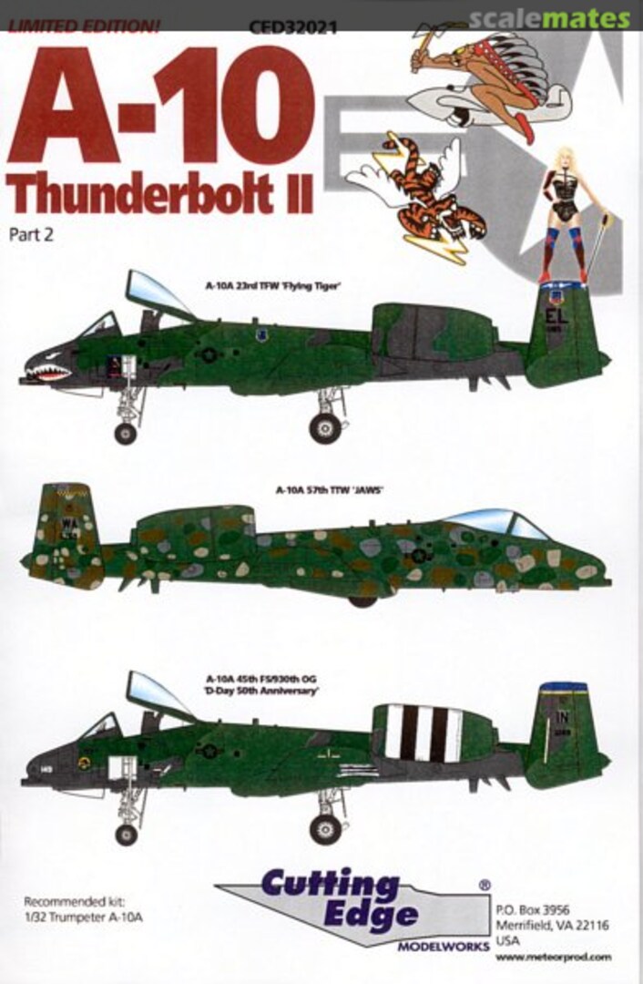 Boxart A-10 Thunderbolt #2 CED32021 Cutting Edge Modelworks