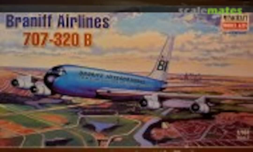 1:144 Braniff Airlines 707-320B (Minicraft Model Kits 14502)