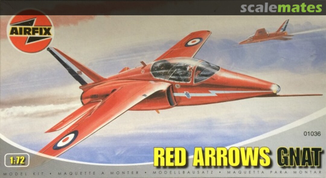 Boxart Red Arrows Gnat 01036 Airfix