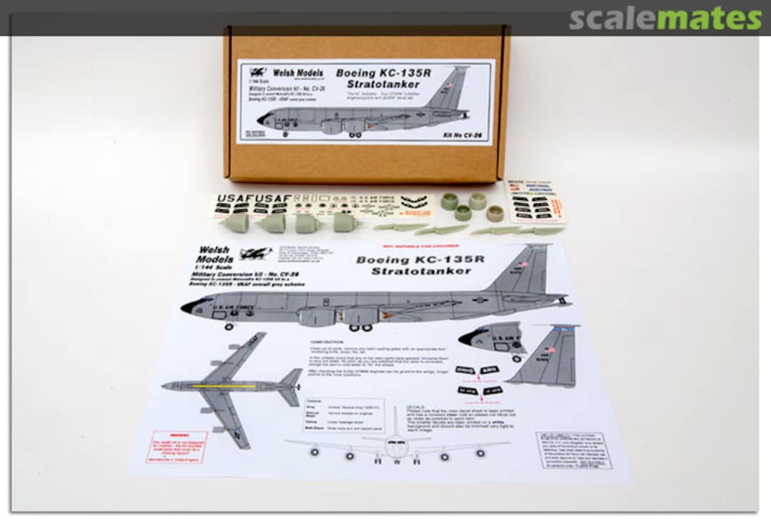 Boxart Boeing KC-135R Stratotanker (CFM-56) conversion CV-26 Welsh Models