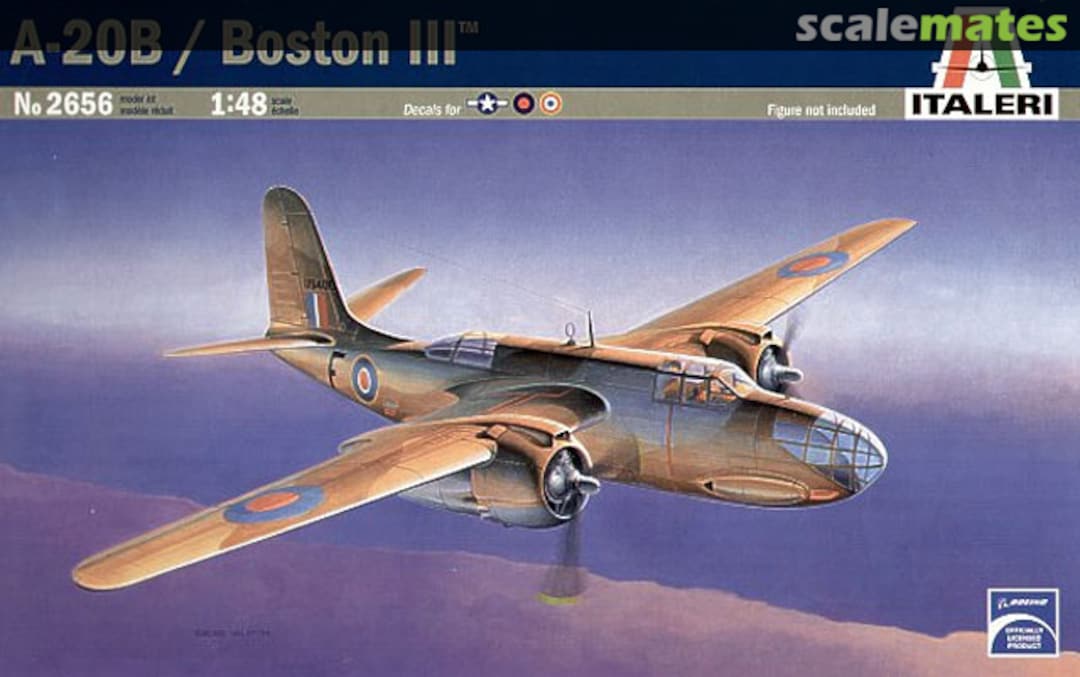 Boxart A-20B / Boston III 2656 Italeri