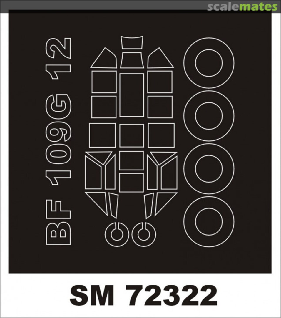 Boxart Bf 109G-12 SM72322 Montex