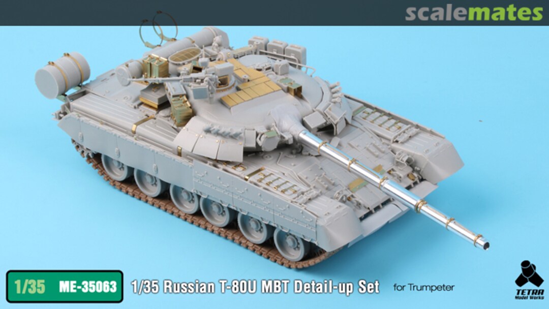 Boxart T-80U MBT Detail up Set ME-35063 Tetra Model Works