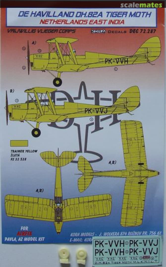 Boxart De Havilland DH.82A Tiger Moth DEC72287 Kora Models