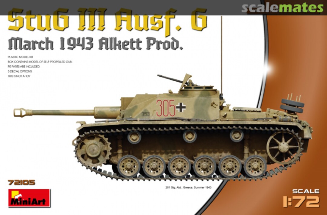 Boxart StuG III Ausf. G 72105 MiniArt