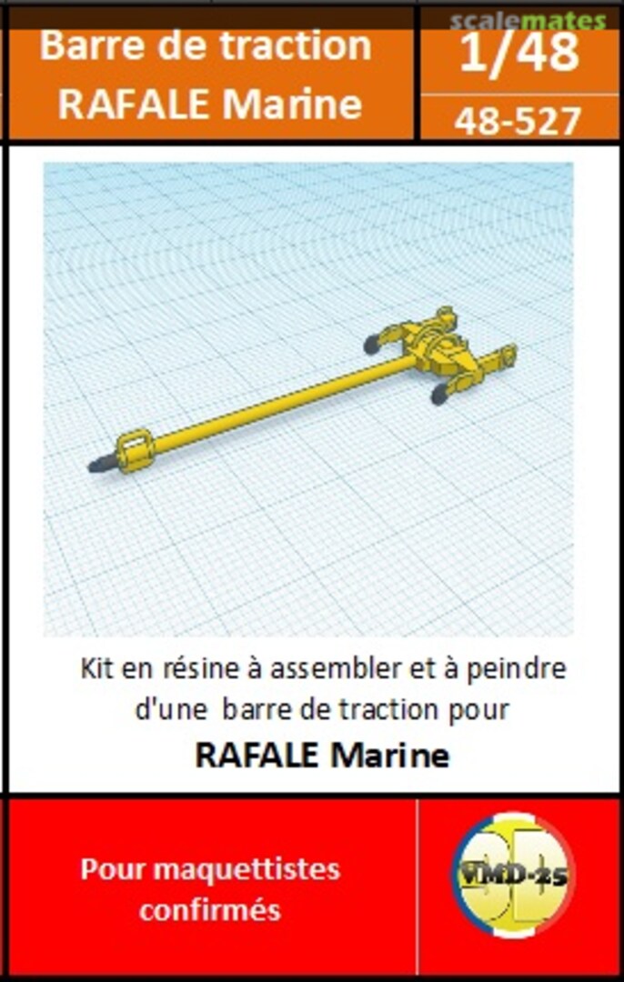 Boxart Barre de traction pour RAFALE Marine 48-527 VMD25_3D