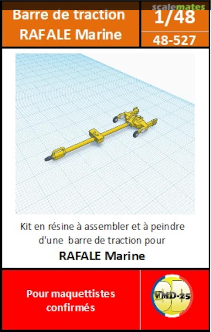 Boxart Barre de traction pour RAFALE Marine 48-527 VMD25_3D