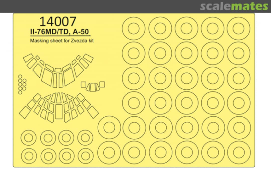 Boxart Il-76 mask M14007 Dukmodell