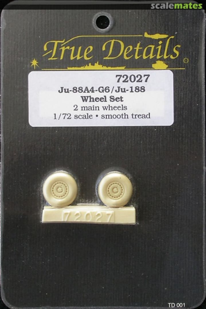 Boxart Ju 88/Ju 188 Wheels 72027 True Details