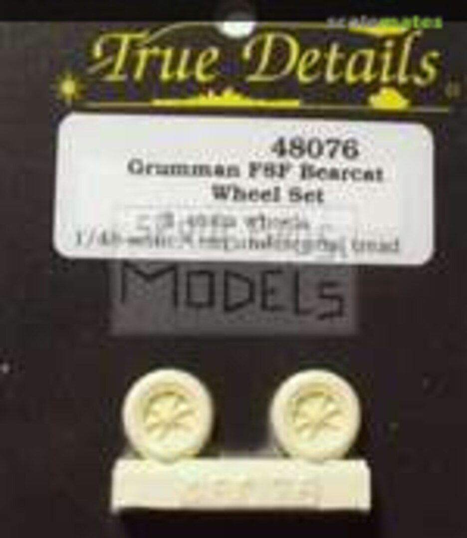 Boxart Grumman F8F Bearcat wheel set 48076 True Details