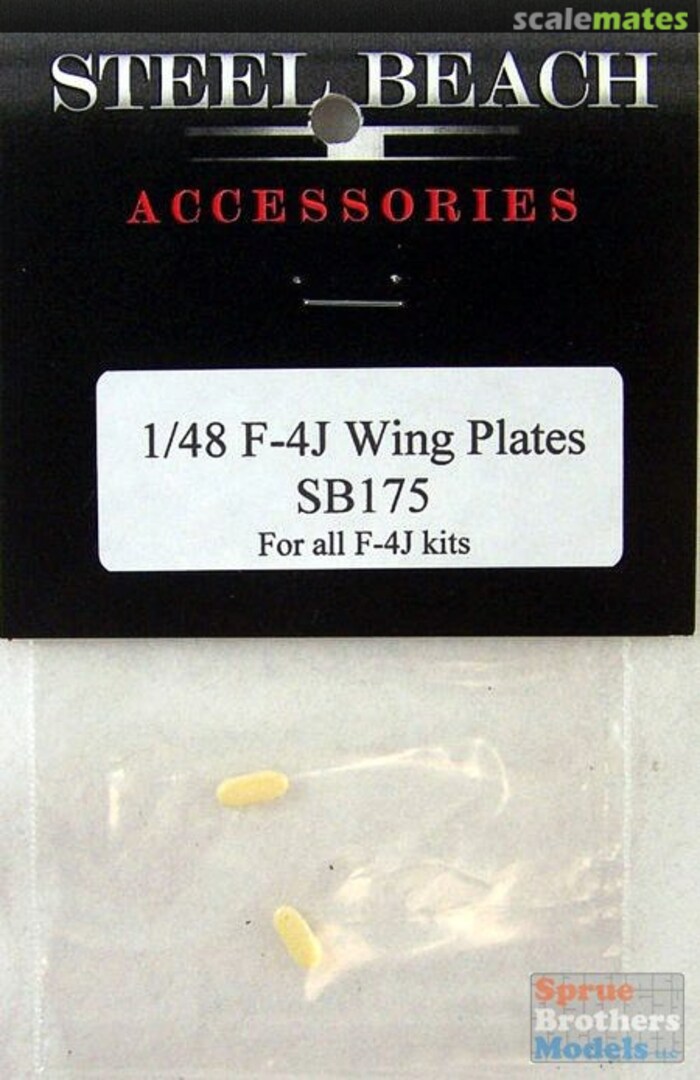 Boxart F-4J Phantom II Wing Trunnion Plates 48054 Steel Beach